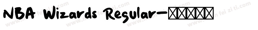 NBA Wizards Regular字体转换